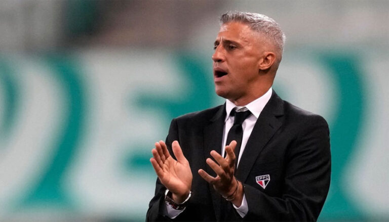 El São Paulo despide al técnico Hernán Crespo pese a ser colíder de la Liga brasileña
