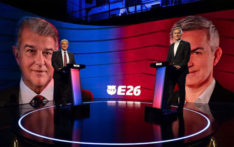 Crispación y reproches entre Laporta y Font en el último debate