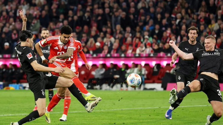 4-1. El Bayern y Luis Díaz golean sin Kane