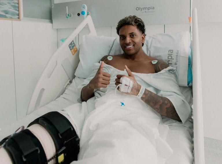 Rodrygo, operado con éxito de la rodilla derecha: «Un nuevo Rodrygo ha nacido»
