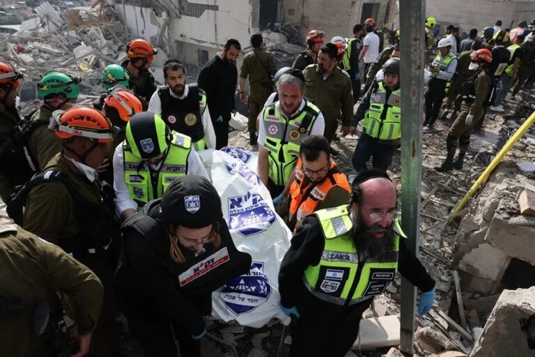 Suben a nueve los muertos por el misil iraní caído en Beit Semesh